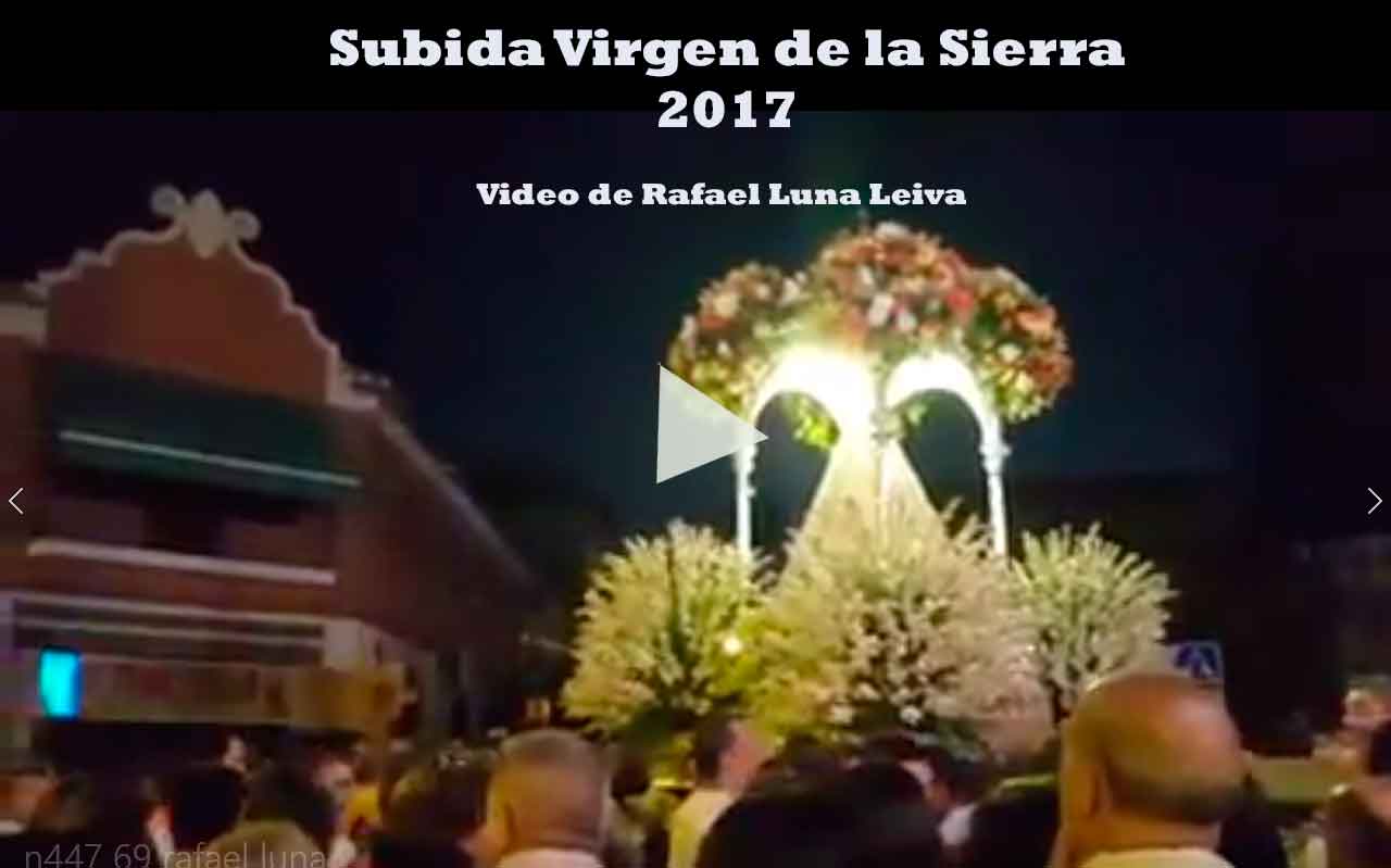 Fotos de la Subida de la Virgen de la Sierra 2017. Cabra de Córdoba